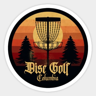 Disc Golf Columbia Sticker